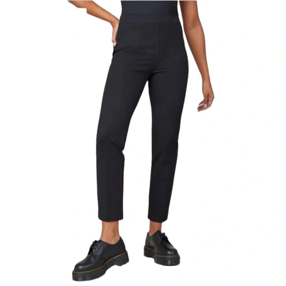 Spanx Women's Polished Ankle Slim Fit Classic Navy Stretch Pants Size SP NWT - Picture 10 of 16